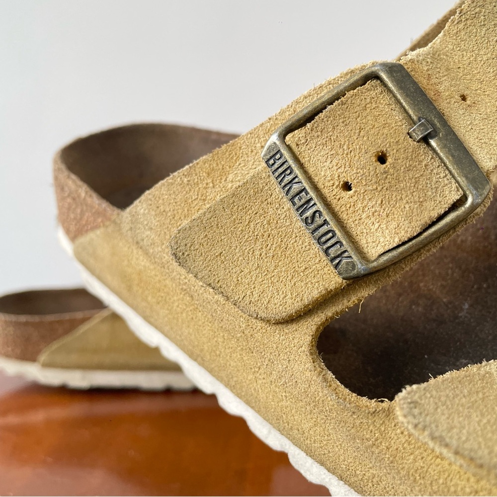 Birkenstock Tan Suede Sandals